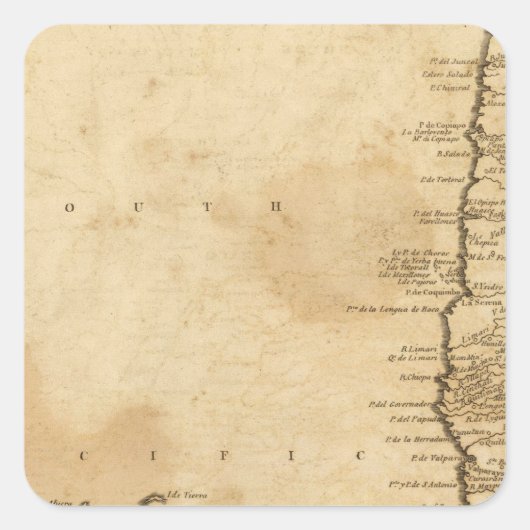 Chili Vierkante Sticker (Voorkant)