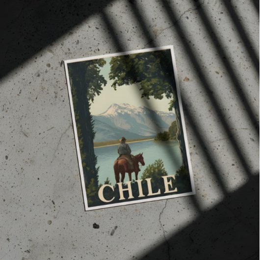 Chili Vintage Reizen | Andes Mountain Briefkaart