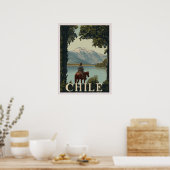 Chili Vintage Reizen | Andes Mountain Poster (Keuken)
