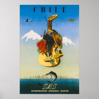 Chili Vintage Travel Poster