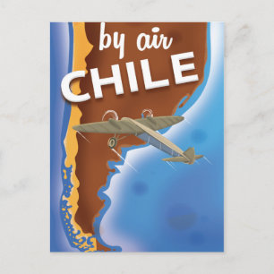 Chili Vintage Travel poster Briefkaart