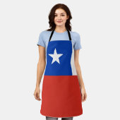 Chili vlag All-Over Print Apron Schort (Gedragen)