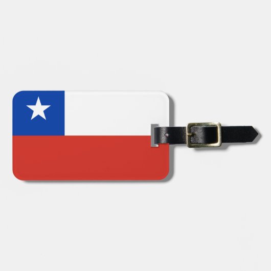 Chili vlag bagagelabel (Voorkant horizontaal)