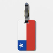 Chili vlag bagagelabel (Achterkant verticaal)