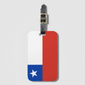 Chili-vlag bagagelabel (Voorkant (verticaal))