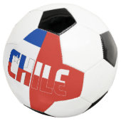 Chili Vlag Blauw Wit Rood Tricolor Patriotic  Voetbal (Drie kwart)