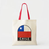 Chili Vlag Embleem Noodlijdende  Tote Bag (Voorkant)