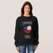 Chili Vlag Hart Copiapo Stad Trui (Voorkant volledig)