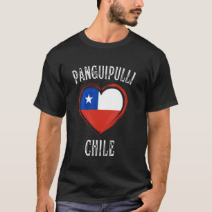 Chili Vlag Hart Panguipulli Stad T-shirt