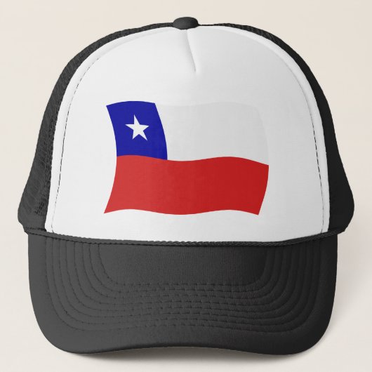 Chili Vlag Hoed Trucker Pet (Voorkant)