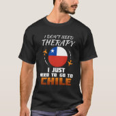 Chili Vlag I Funny Chileense Vlag I Vakantie Gift T-shirt (Voorkant)