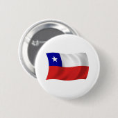 Chili Vlag Knop Ronde Button 5,7 Cm (Voorkant /achterkant)