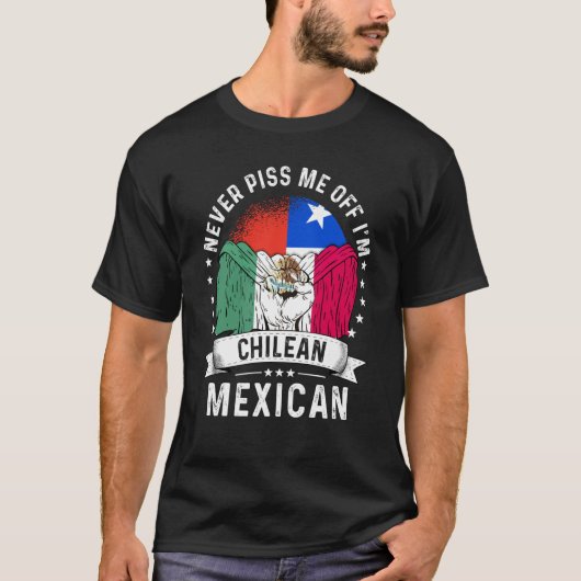 Chili vlag Mexico Groene Humor BurgerPride T-shirt (Voorkant)