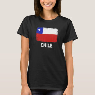 Chili vlag ondersteunt Chileense Mannen T-shirt