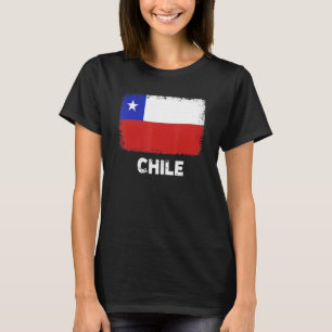 Chili vlag ondersteunt Chileense Mannen T-shirt