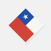 Chili vlag Papier servet (Hoek)