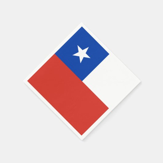 Chili vlag Papier servet (Hoek)