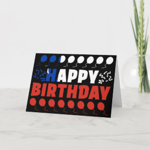 Chili - vlag Patriotic Birthday Kaart