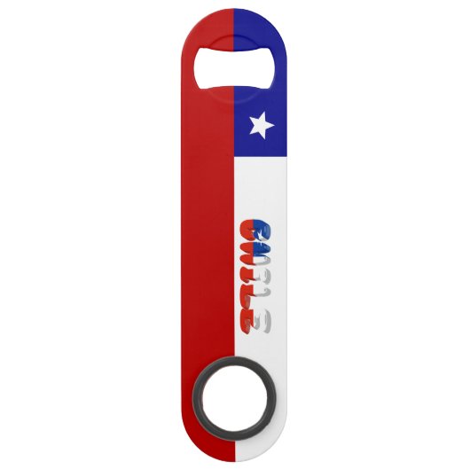 Chili vlag speed flessenopener (Achterkant)