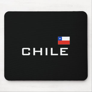 Chili Vlag Sport Voetbal Voetbal Atletiek T-shirt Muismat