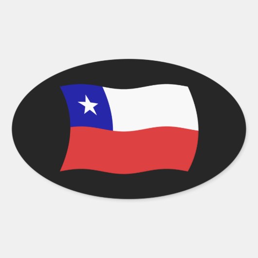 Chili Vlag Sticker (Voorkant)