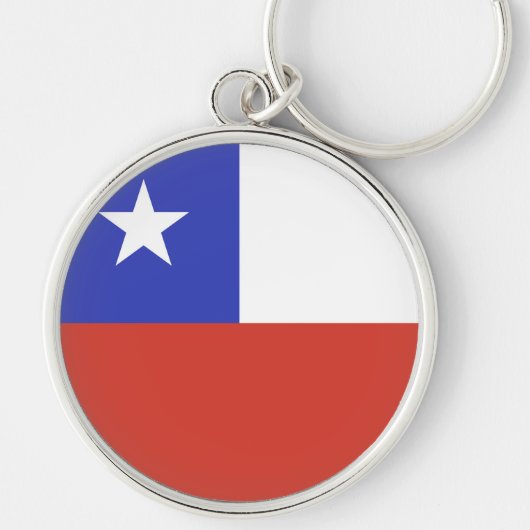 Chili-vlagemblem Sleutelhanger (Voorkant)