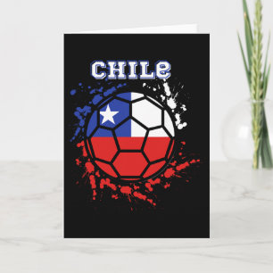 Chili Voetbal Chileense Vlag Futbol Fan Shirt Kaart