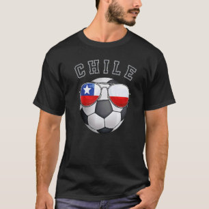 Chili Voetbal Fan Sunglass Football Chileens T-shirt