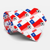 Chili-voetbalteam Stropdas (Opgerold)