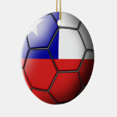 Chili-voetbalversier Keramisch Ornament (Rechts)