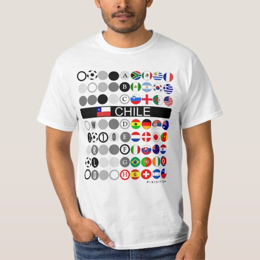Chili Wereldbeker H Indicator T-Shirt (Voorkant)