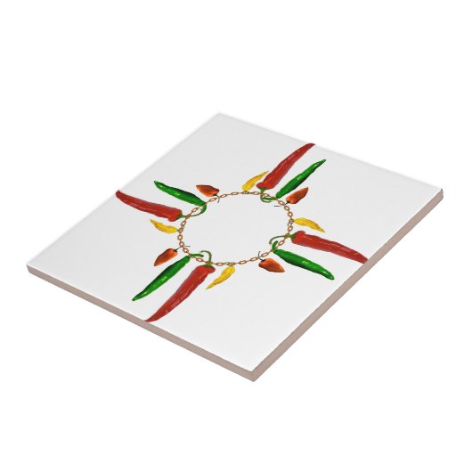 Chili Zia Tegeltje (Zijkant)