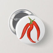 Chilies hot ronde button 5,7 cm (Voorkant /achterkant)