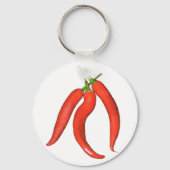 Chilies hot sleutelhanger (Voorkant)