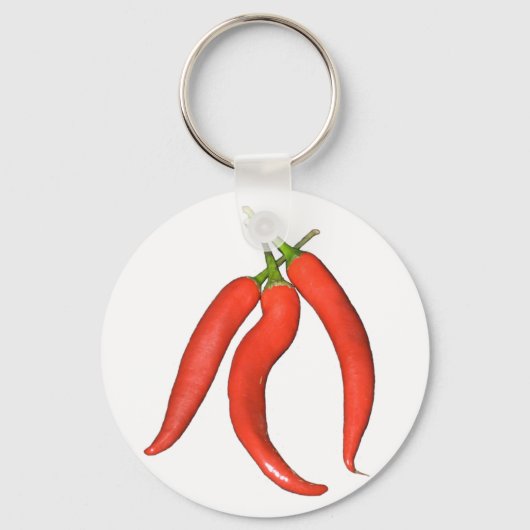 Chilies hot sleutelhanger (Voorkant)