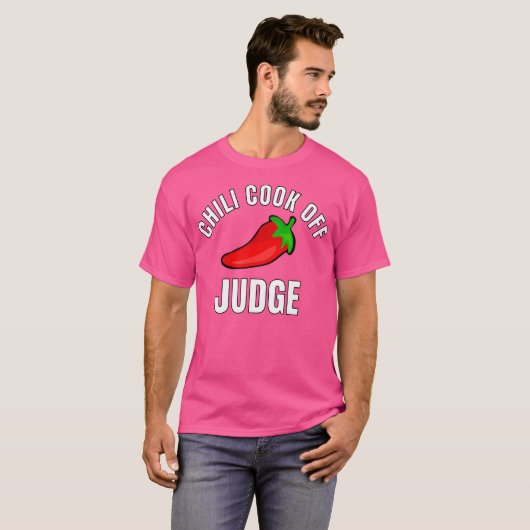 Chilikok van Judge Shirt met Red Chili Pepper G (Voorkant volledig)