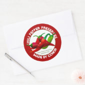 Chilipeper Conserver 3" Cirkel Ronde Sticker (Envelop)