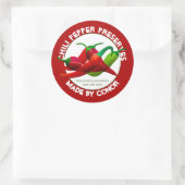 Chilipeper Conserver 3" Cirkel Ronde Sticker (Tas)