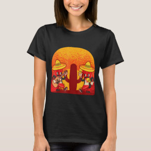 Chilipeper mariachi band rode chili's pittig eten t-shirt