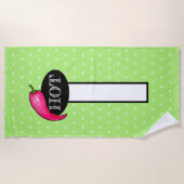 Chilipeper Strandlaken (Voorkant)