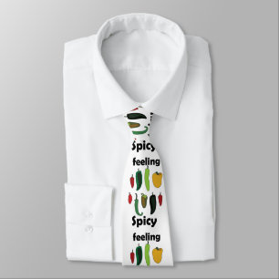 Chilipeper Voelt Spicy Fiesta Feest Stropdas