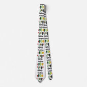 Chilipeper Voelt Spicy Fiesta Feest Stropdas (Voorkant)