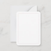 CHILIPEPERS 2.5x3.5 Platte Kaart + Tekst II Notitiekaartje (Achterkant)