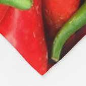 CHILIPEPERS 2 FLEECE DEKEN (Hoek)