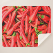 CHILIPEPERS 2 SHERPA DEKEN (Voorkant (horizontaal))