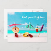 Chilipepers bij de zee briefkaart (Voorkant / Achterkant)