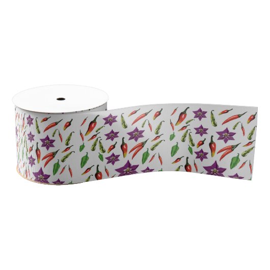 Chilipepers Botanisch Grosgrain Lint (Spoel)
