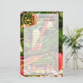 chilipepers briefpapier (Staand voorkant)
