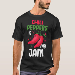 Chilipepers Is Mijn Jam Rode Hete Pittige Peper Ee T-shirt