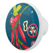 Chilipepers Keramische Knop (Rechts)